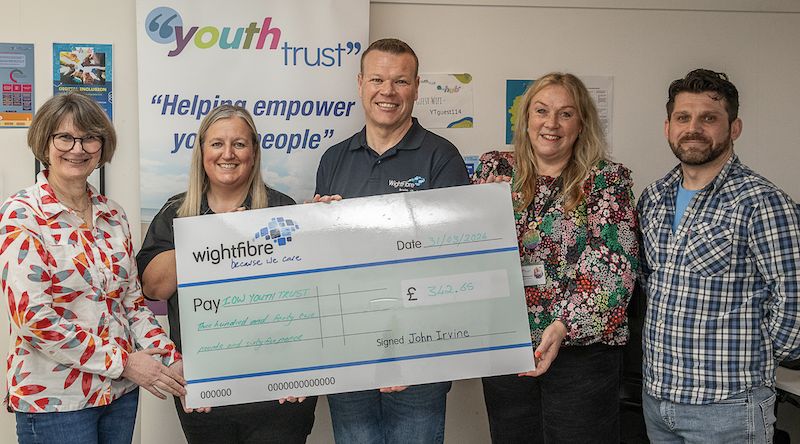 CEO Jo Dare, Johanna, Deon, Head of Counselling and Well-being/MHST Kathy Whitewood, and Lead Matt