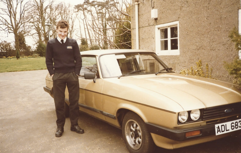 Martin when he joined the service